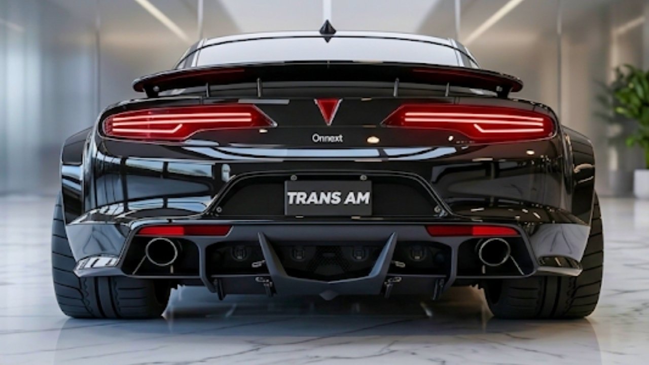2026 Pontiac Trans Am Showcases its blend of heritage design and modern engineering